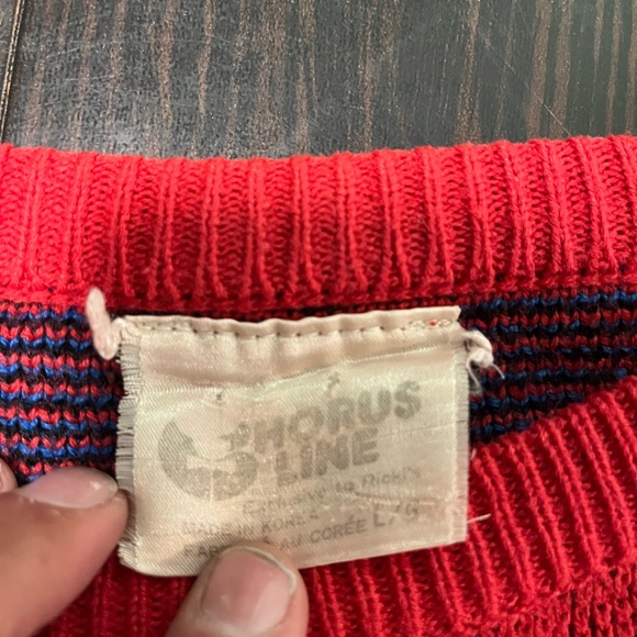 Vintage Chorus Line Womens Acrylic Sweater Large - Picture 3 of 4